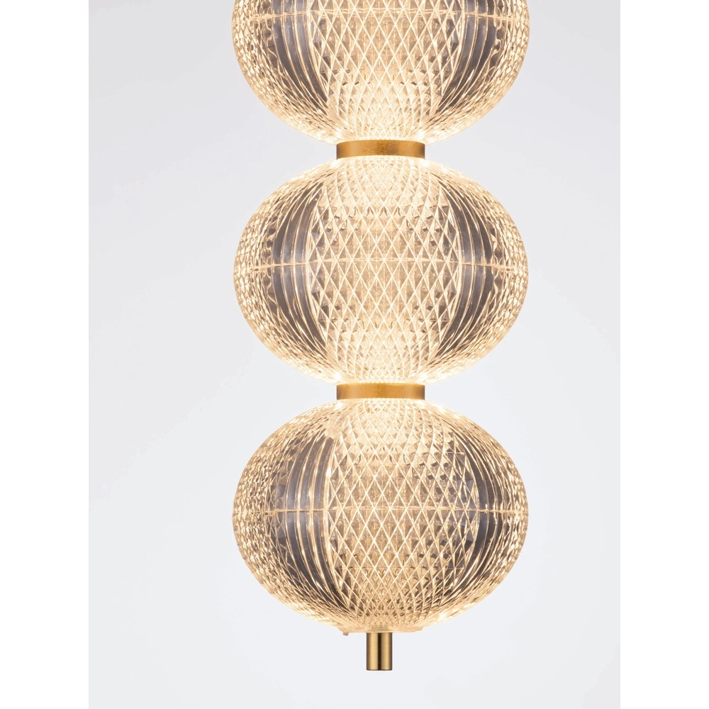 Unique pendant lamp Klelia Gold Lyora 5212017452665