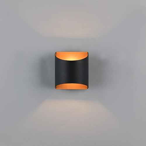 Wall lamp Samdel Design black with gold Trio 4017807672299