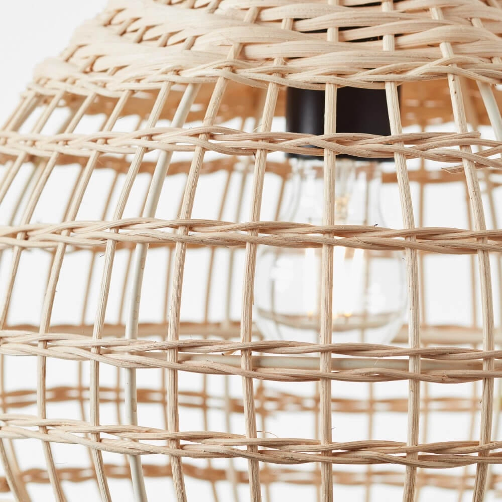 Rattan pendant lamp Southsea Ø 32.5cm Brilliant 4004353396687