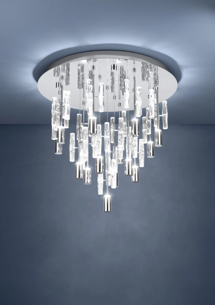 Unique ceiling lamp Alemdina chrome 3-step CCT Stars of Light 9008606360086
