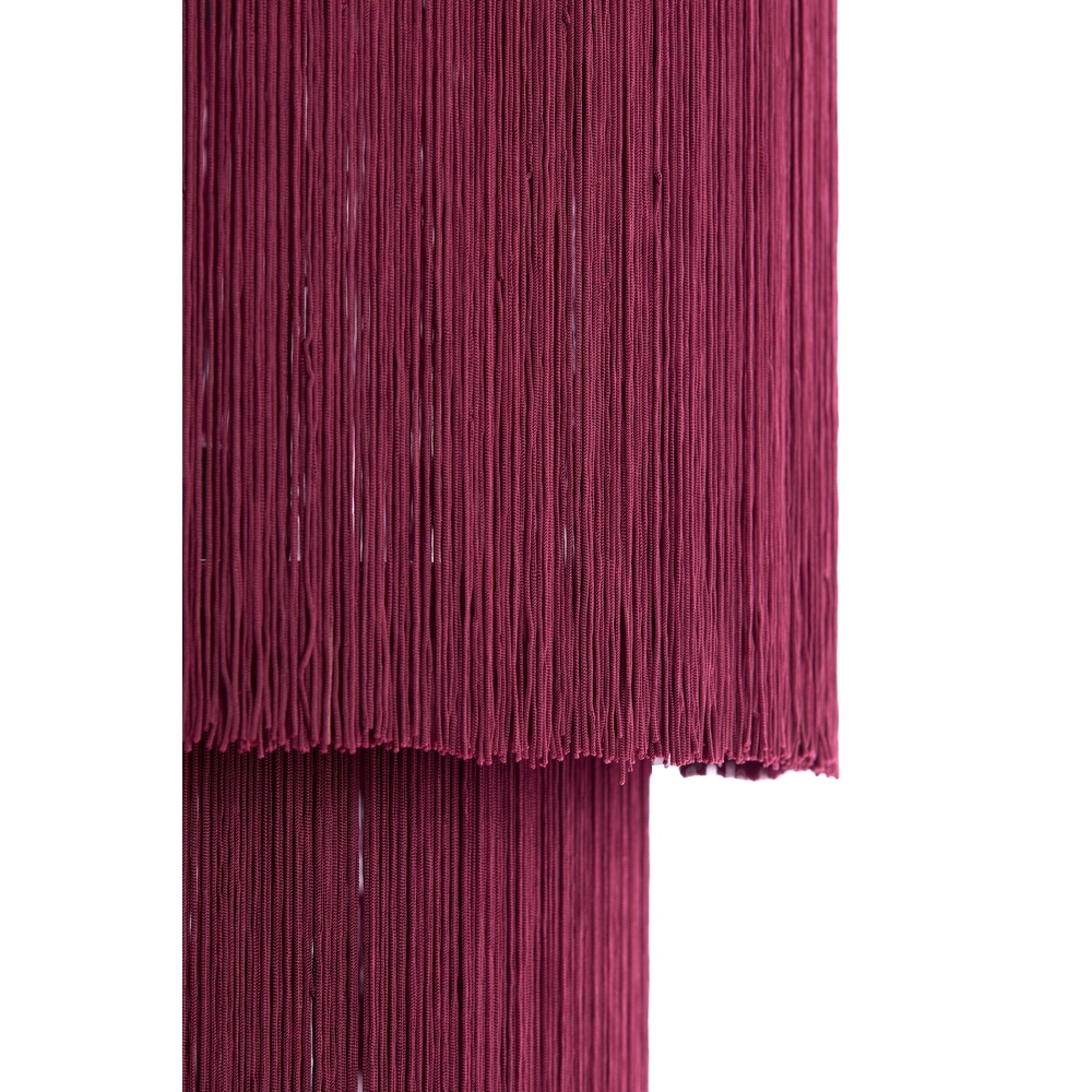 String pendant lamp Malaika Ø 45cm - dark purple Light & Living 8717807834036