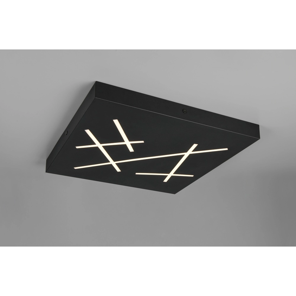 Design ceiling lamp Snip black Trio 4017807659740