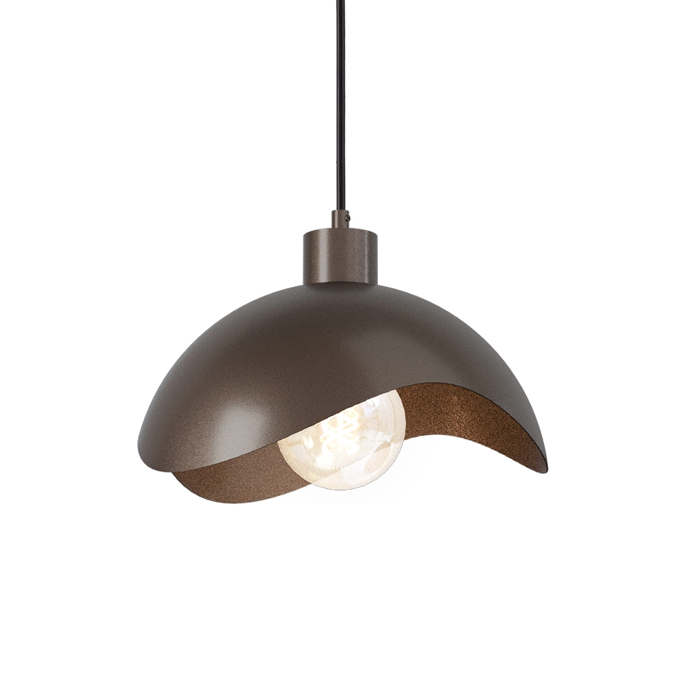 Design pendant lamp Volta Ø30cm - wavy - cocoa Masterlight 8718121395531