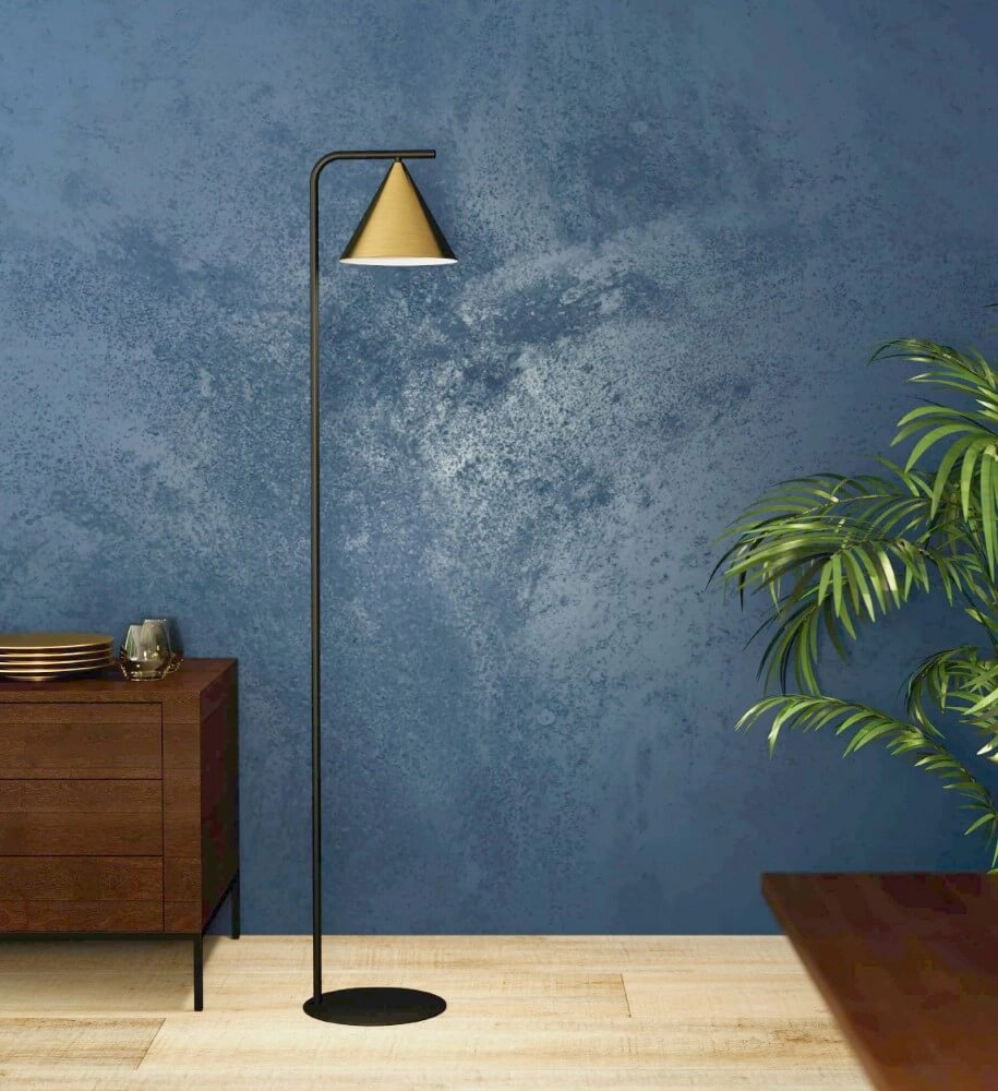 Golden floor lamp Narices Eglo 9002759995942