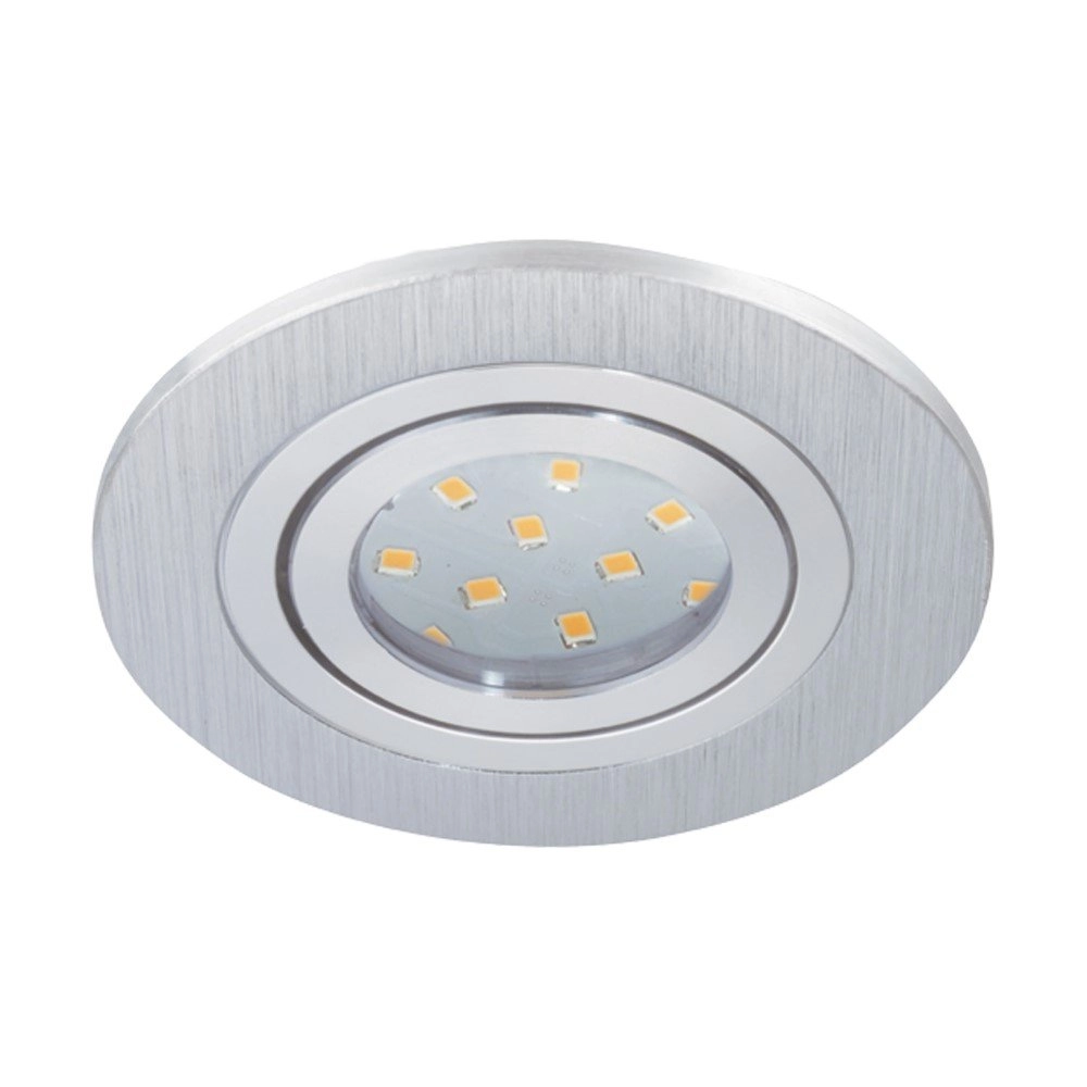 Built-in Spotlight Areitio Round metallic gray
