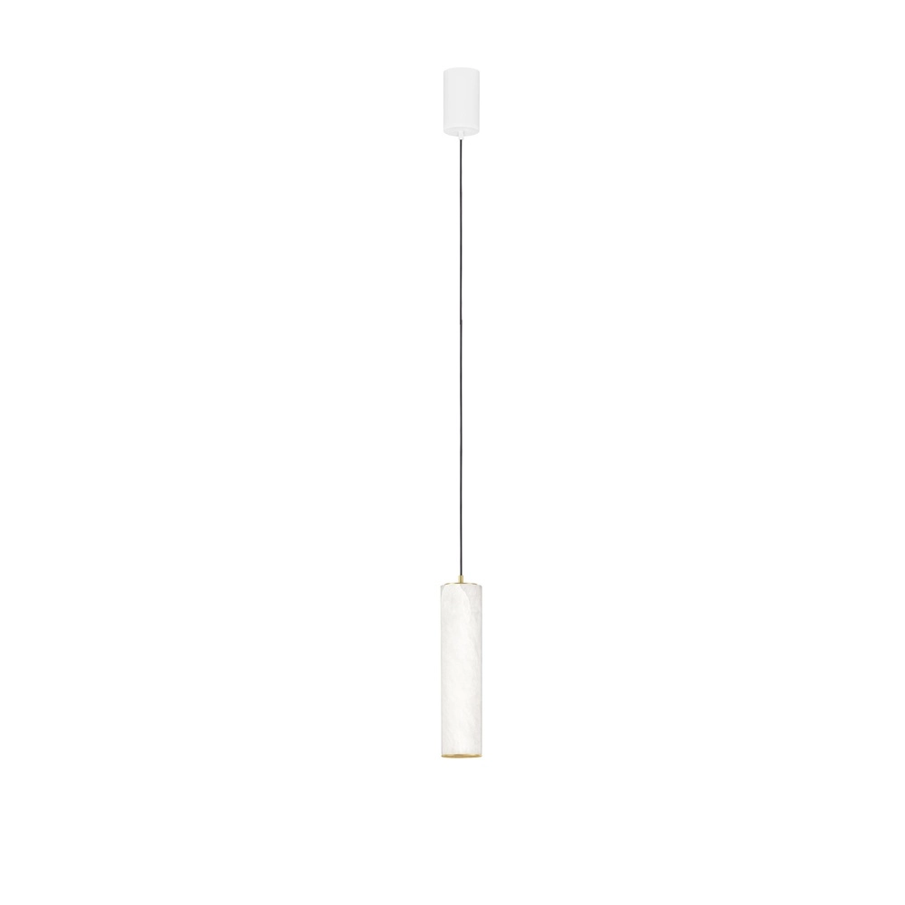 Pendant lamp Diletto Gold with white Lyora 5212063503229