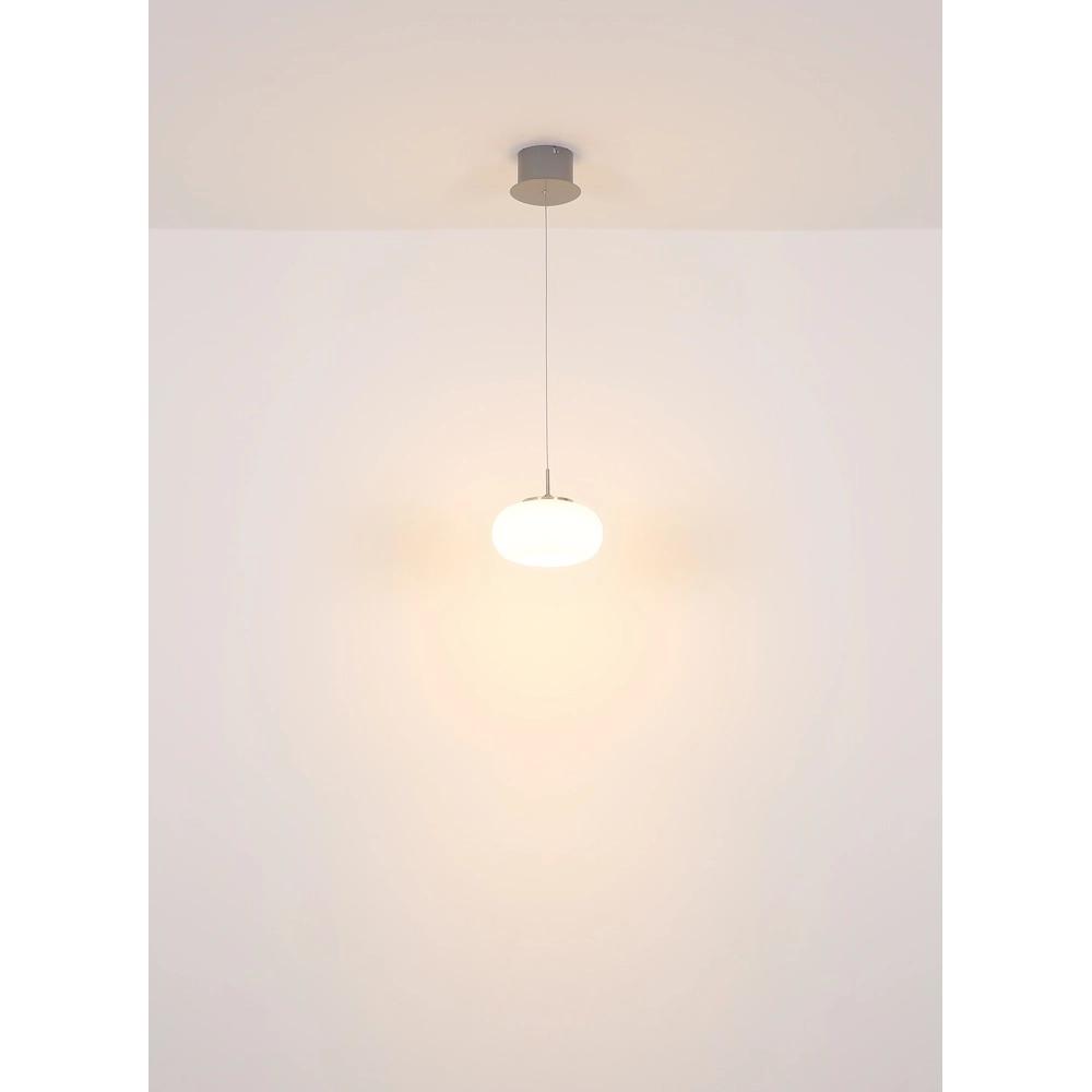Design pendant lamp Quintara Single nickel Globo 9007371465323
