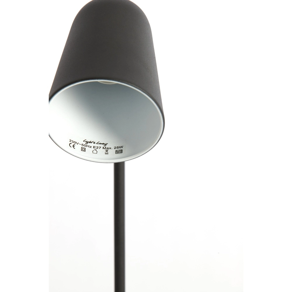Black desk lamp Salomo Light & Living 8717807190491