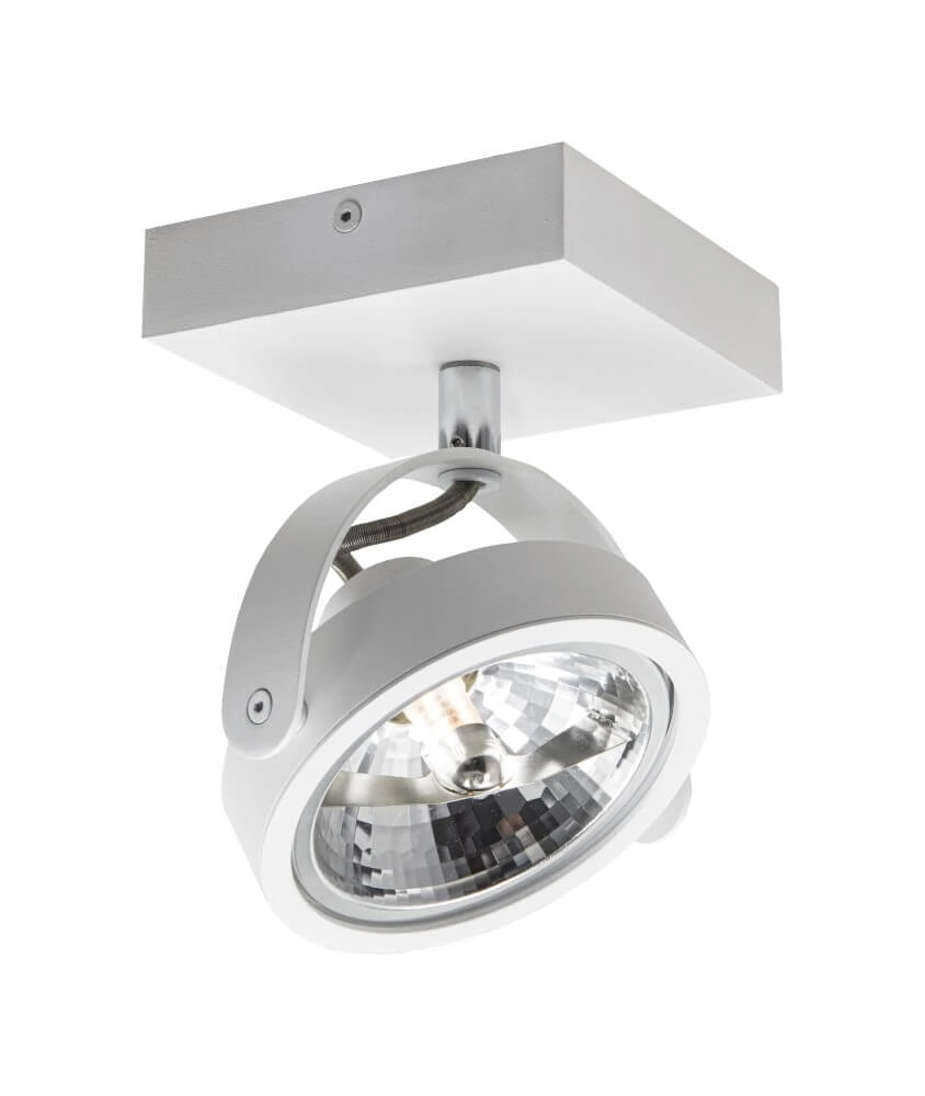 Surface-mounted spotlight Wajer single white