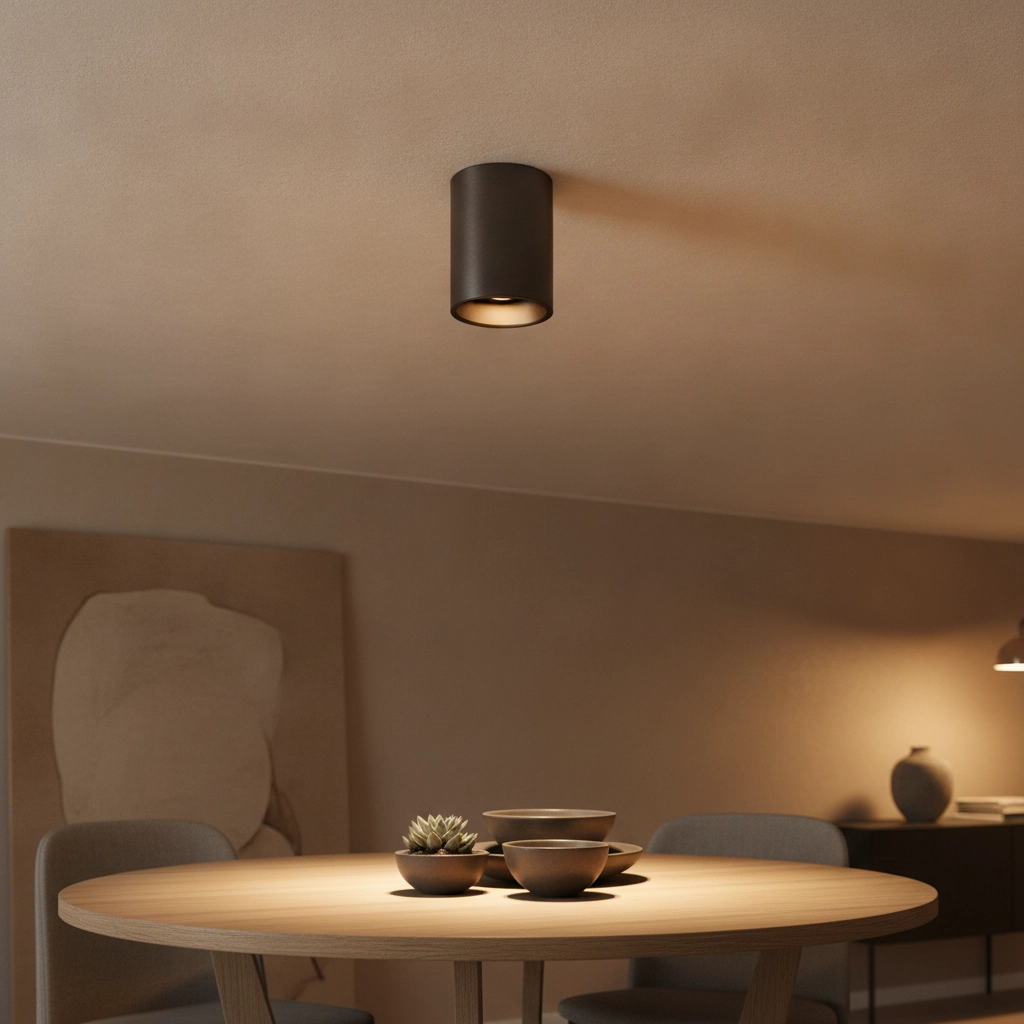 Ceiling spotlight Moreno Light bronze