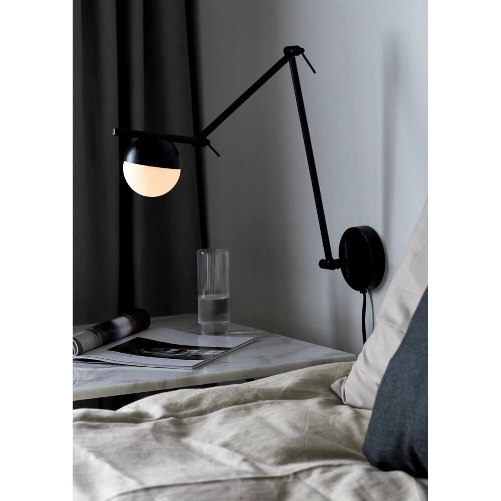 Wall lamp design Contina black Nordlux 5704924001727