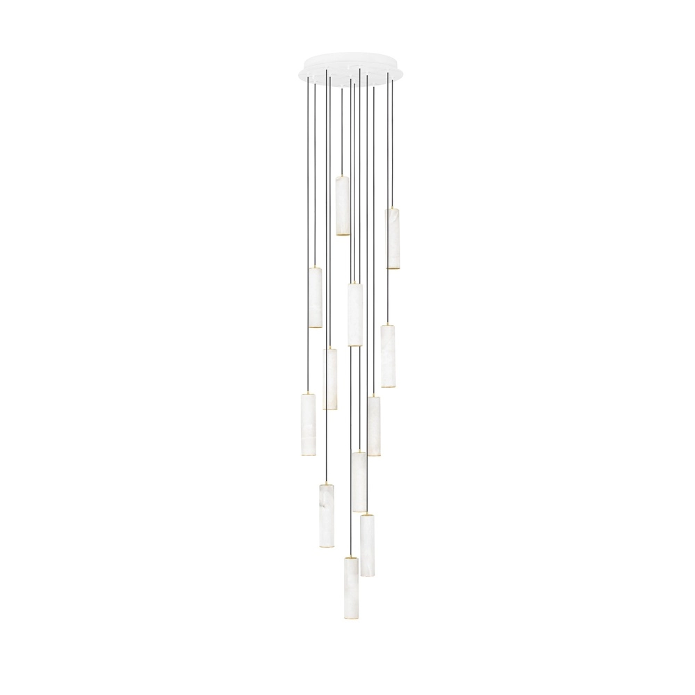 Pendant lamp Diletto Gold with white 12-lights Lyora 5212063503243