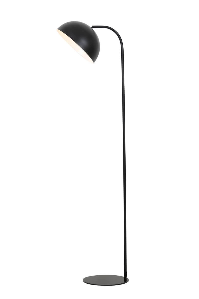 Black floor lamp Mette 155cm Light & Living 8717807320454
