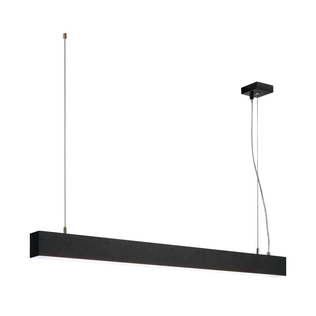 Office hanging lamp Glenos 4000K 100cm black