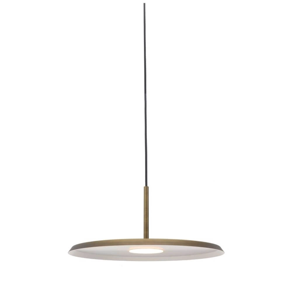 Modern pendant lamp Osorno bronze Ø 35cm