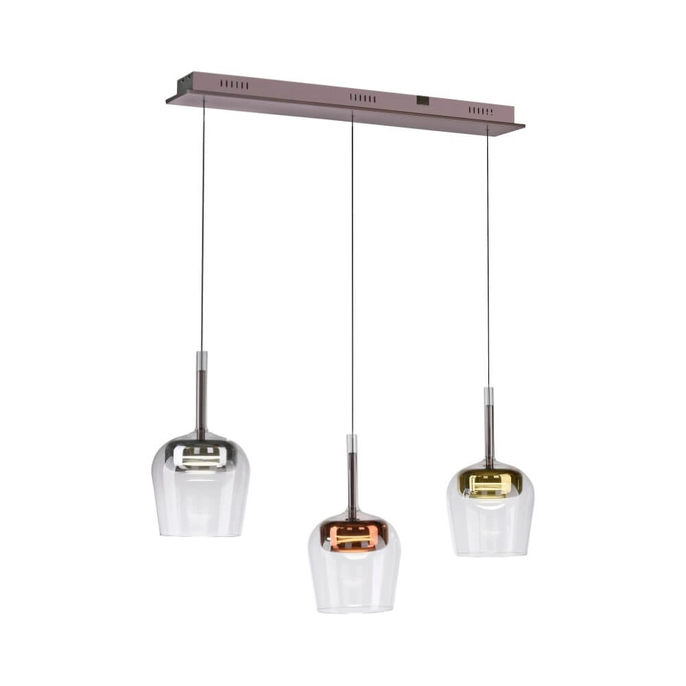 3-light pendant lamp Q-Kon Multiple colors