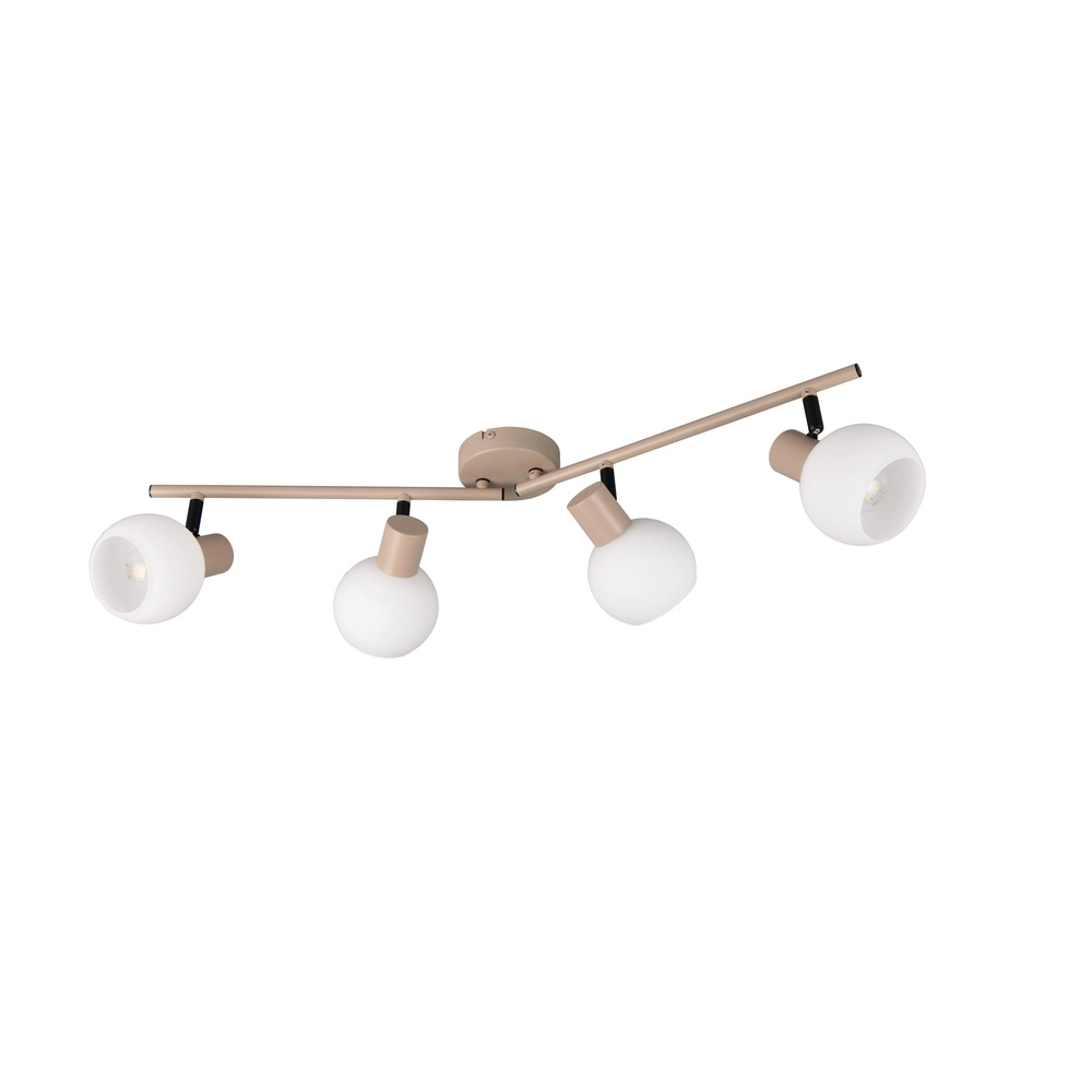 Ceiling lamp Boba 4-light beige Trio 4017807654639