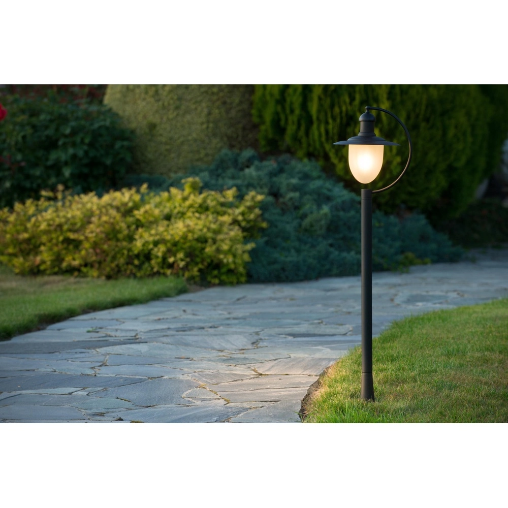 Country lantern Aruba black Ø 25cm Lucide 5411212113559