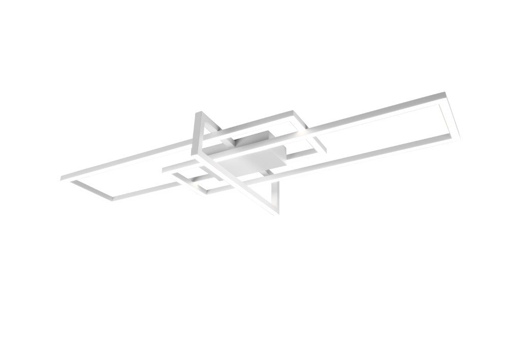 LED flush ceiling light Salinas 100cm white Trio 4017807487879