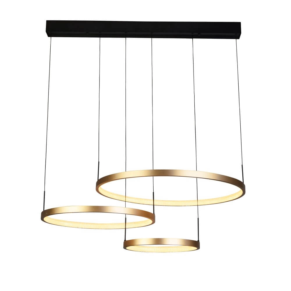 Design pendant lamp Grace black with gold
