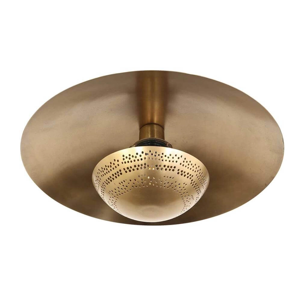 Round ceiling lamp Brass bronze