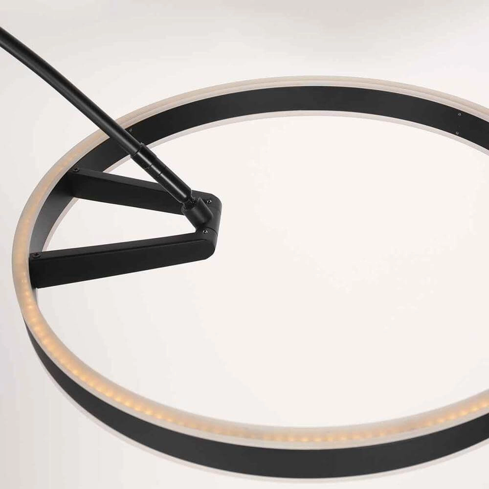 Design arc lamp Ringlux black Steinhauer 8712746176551