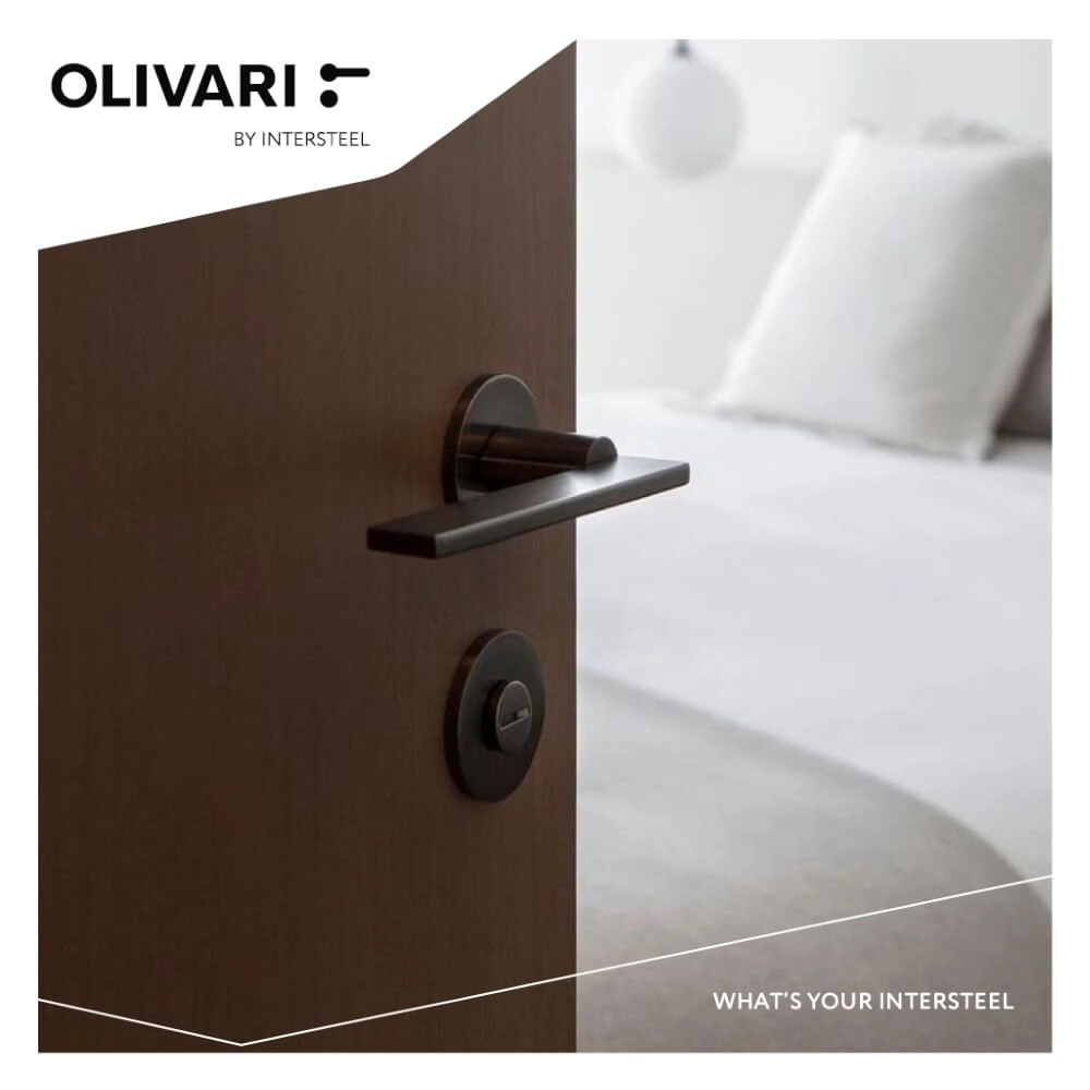 Door handle Open anthracite Olivari 8714186524886