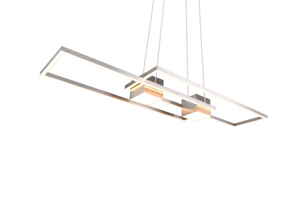 Led pendant light office Albany Stainless steel Trio 4017807610321