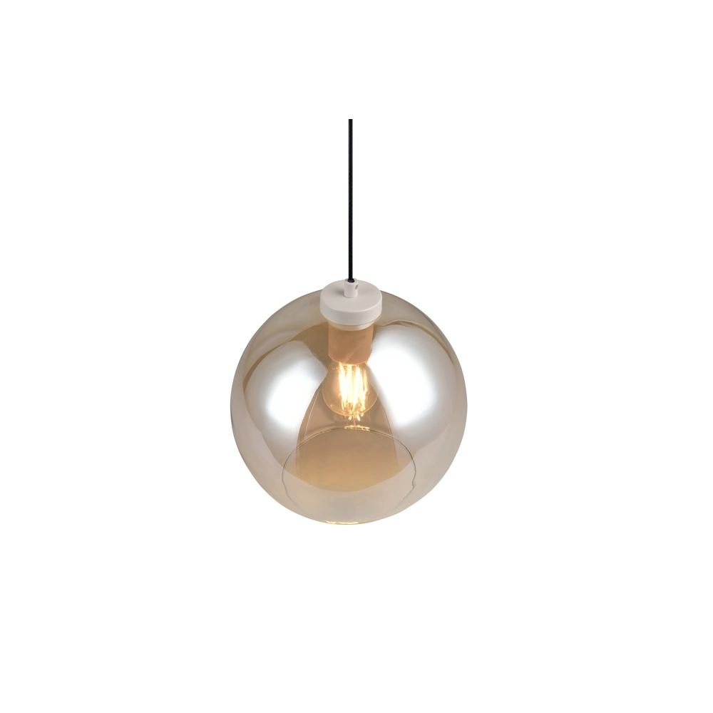 Pendant lamp Liora Amber glass Trio 4017807682380