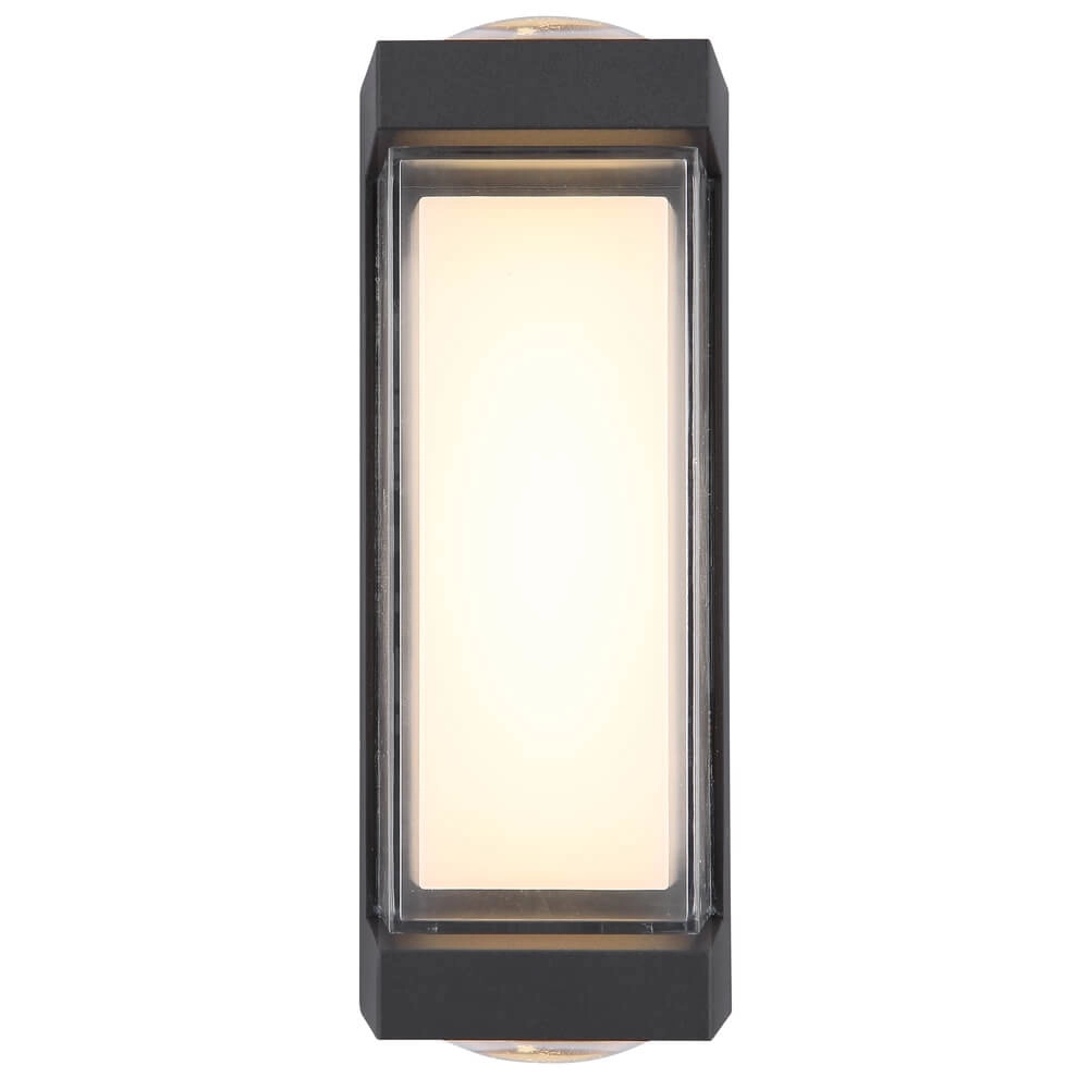 Design wall lamp Plixon anthracite rectangle Globo 9007371455430