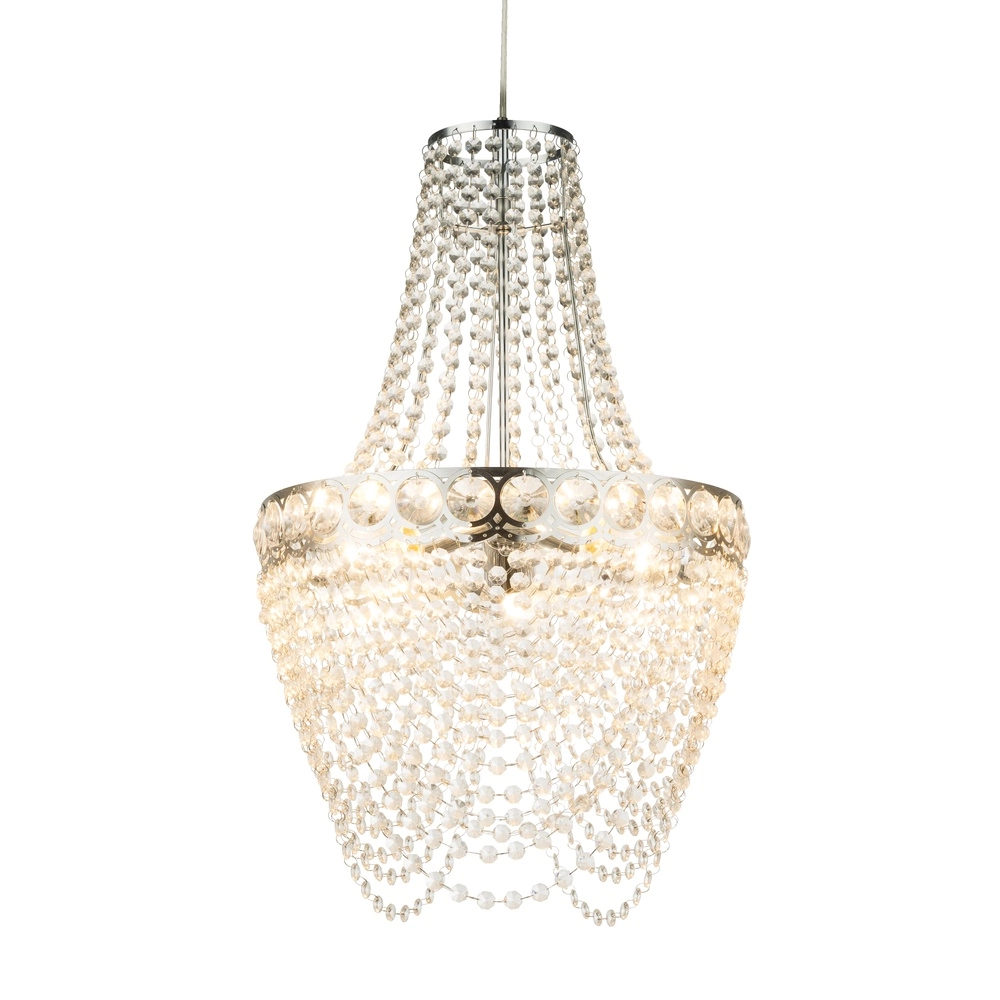 Chandelier Stromboli chrome Globo 9007371342440