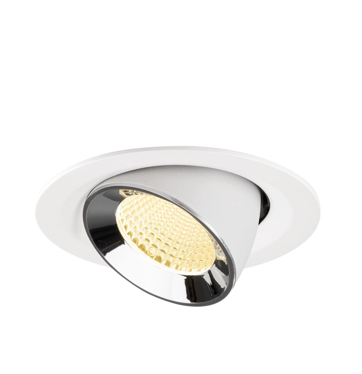 Recessed spotlight Numinos Gimble M white/chrome 3000K - 40deg SLV 4024163311816
