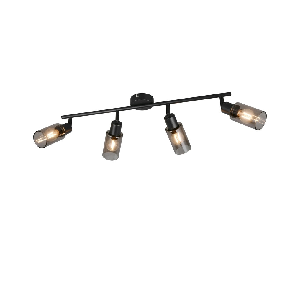 Design ceiling lamp Mars 4-light black Trio 4017807670516