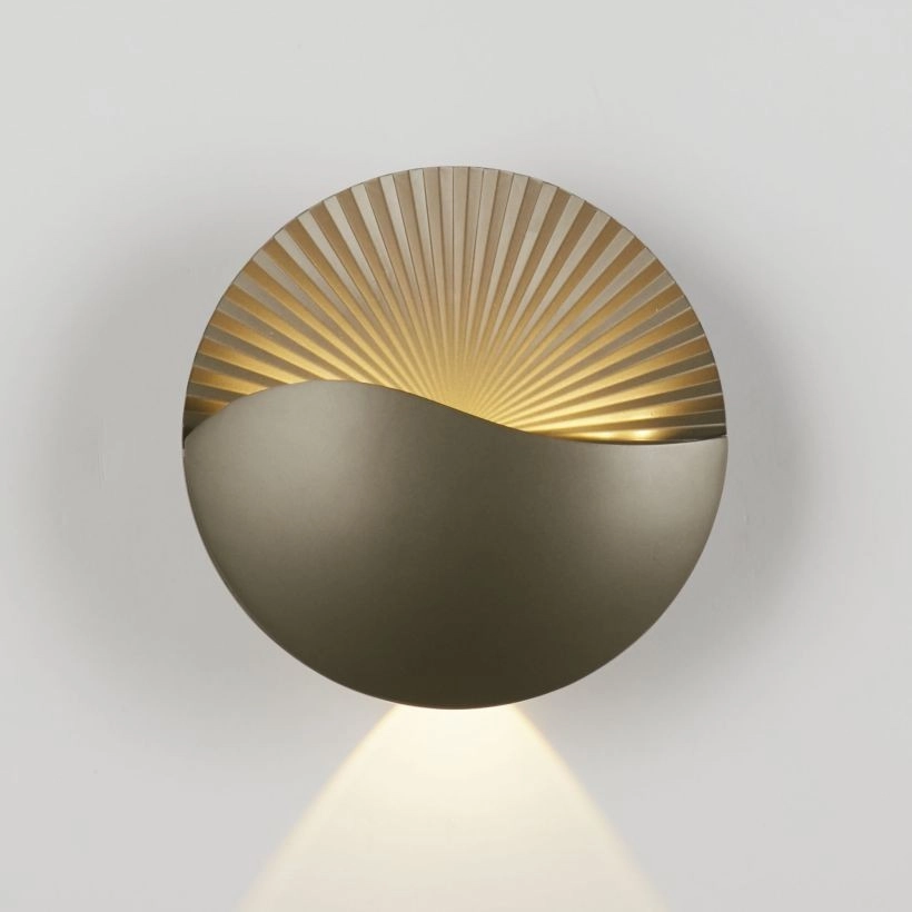 Modern wall lamp Sunrise bronze