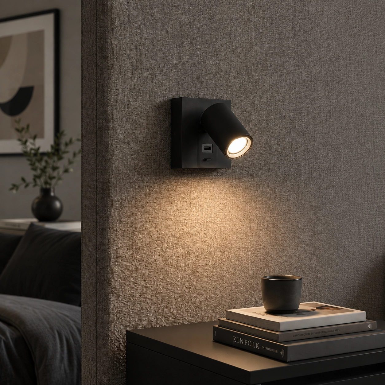 Bedroom lamp Master with USB