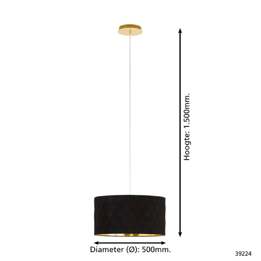 Pendant lamp Dolorita with hood Stars of Light 9002759392246