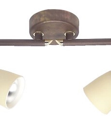 Classic ceiling spot Luca 4-light copper brown Brilliant 4004353036378