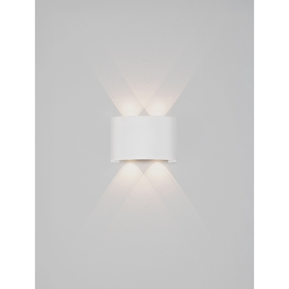 Oval wall lamp Duomo white Lyora 5212017481658