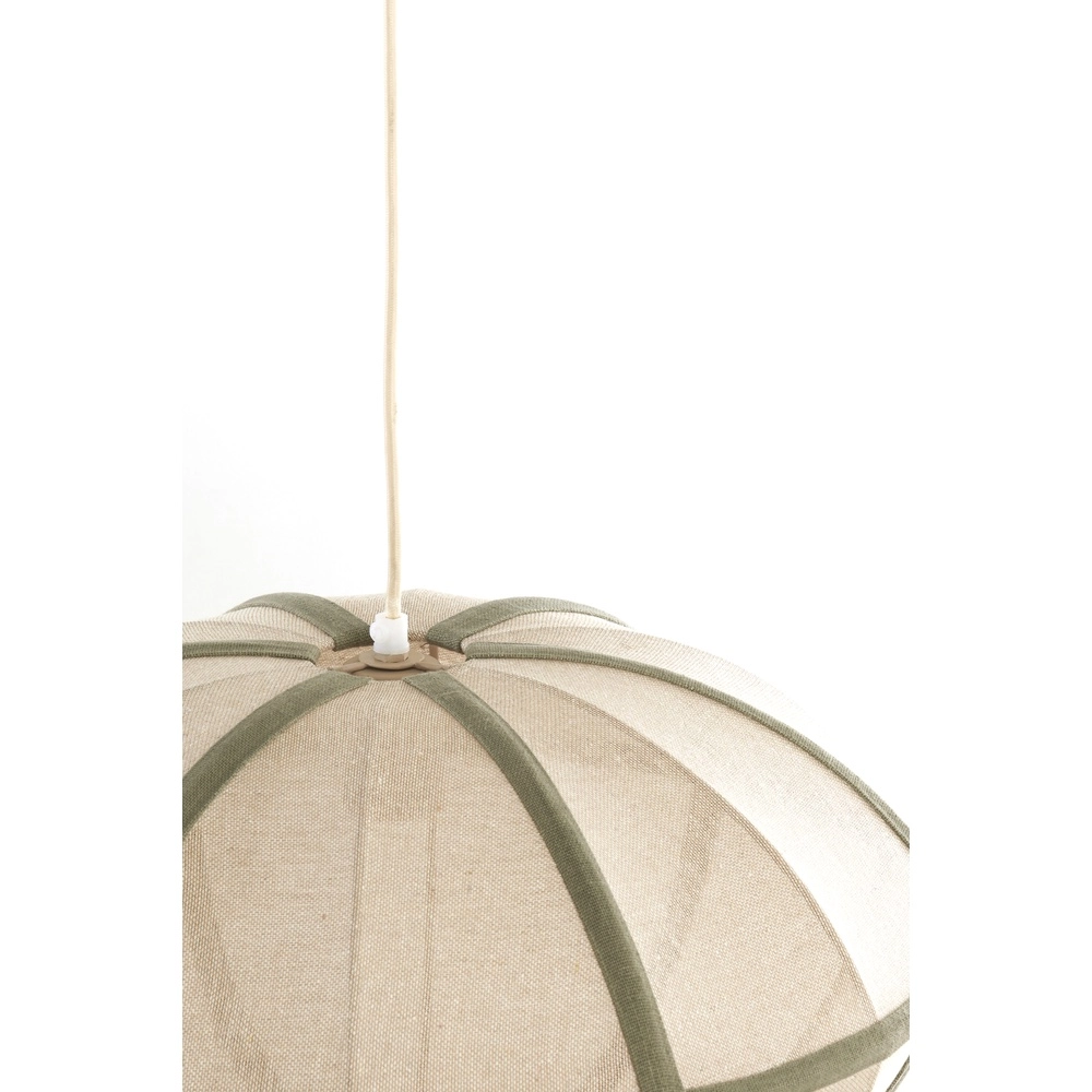 Japandi pendant lamp Mirelys Ø 49cm - olive green Light & Living 8717807835903