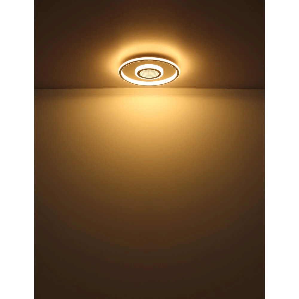 Ceiling lamp Cara round Ø 43.2cm Globo 9007371481101