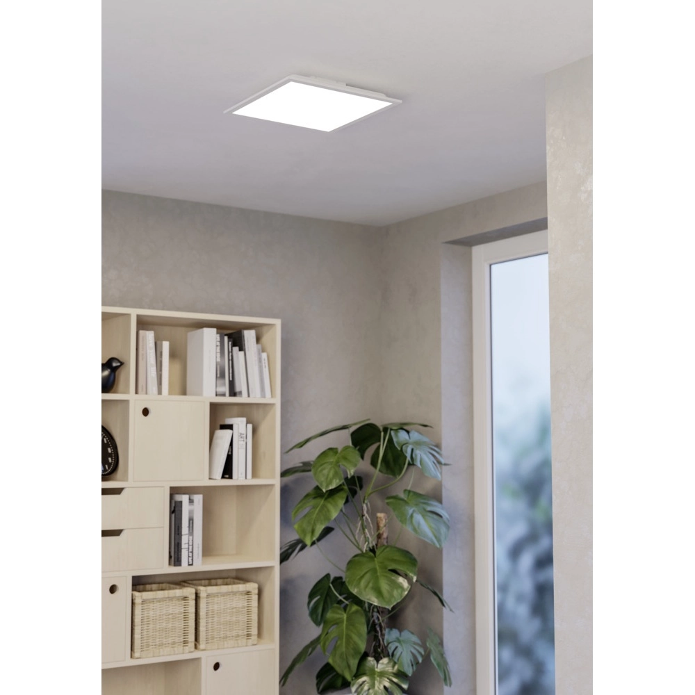 Smart ceiling light Moradillo-Z white square 39.3cm Eglo 9008606342174