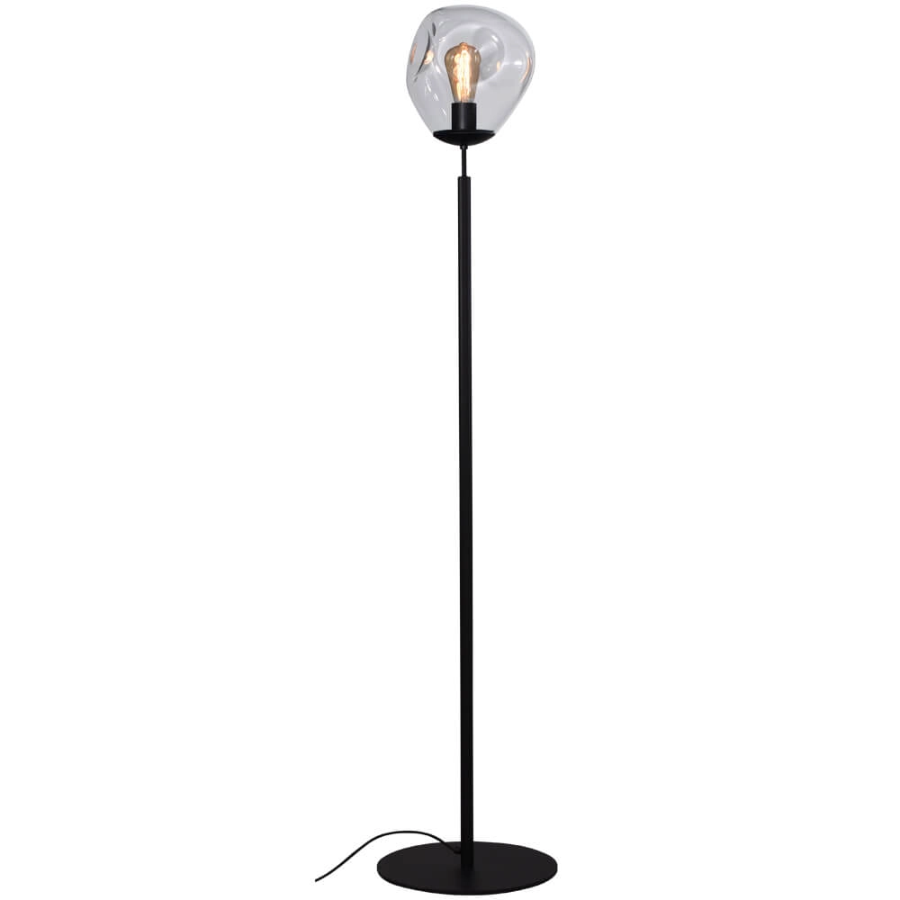 Floor lamp Lava Ø 24cm clear glass