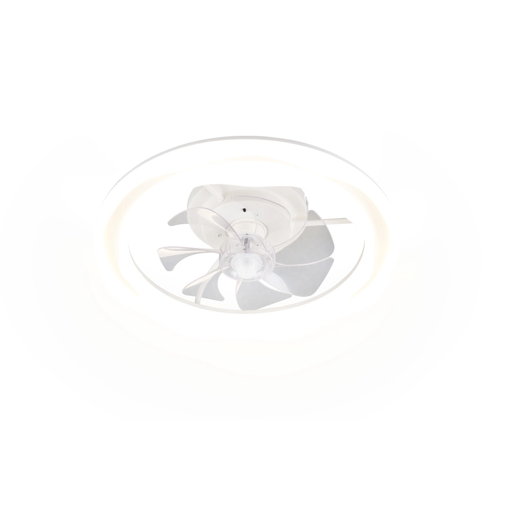 White fan Skaulo design Ø 50cm Trio 4017807698831