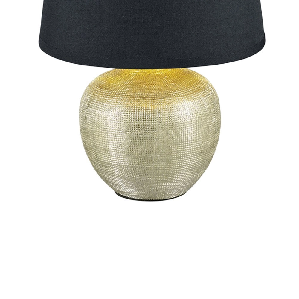 Table lamp Luxor 26cm gold with black Trio 4017807345957