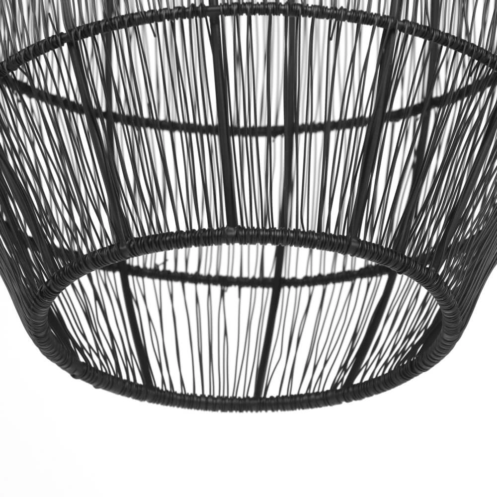 Oval pendant lamp Soraya Ø 26cm - black Trio 4017807617436