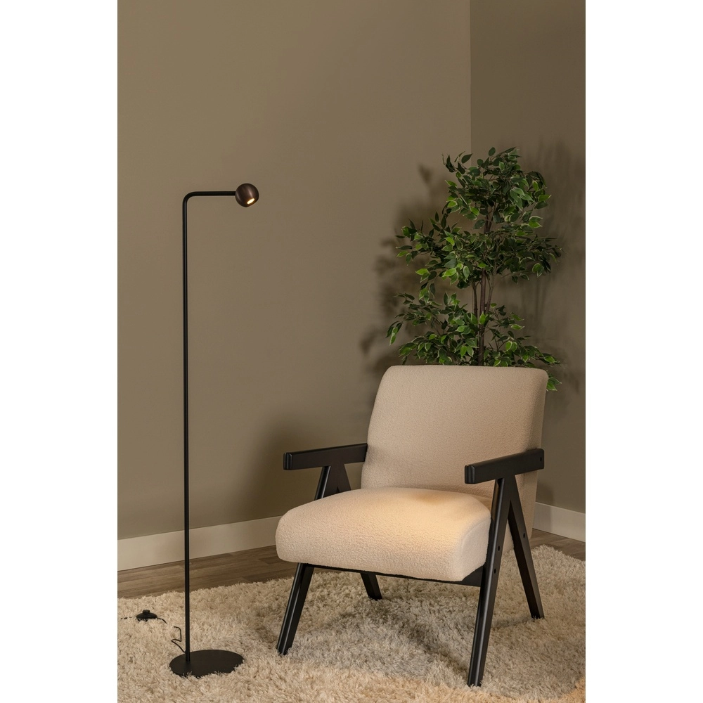 Design floor lamp Montana coffee brown Premium by Lucide 5411212680211