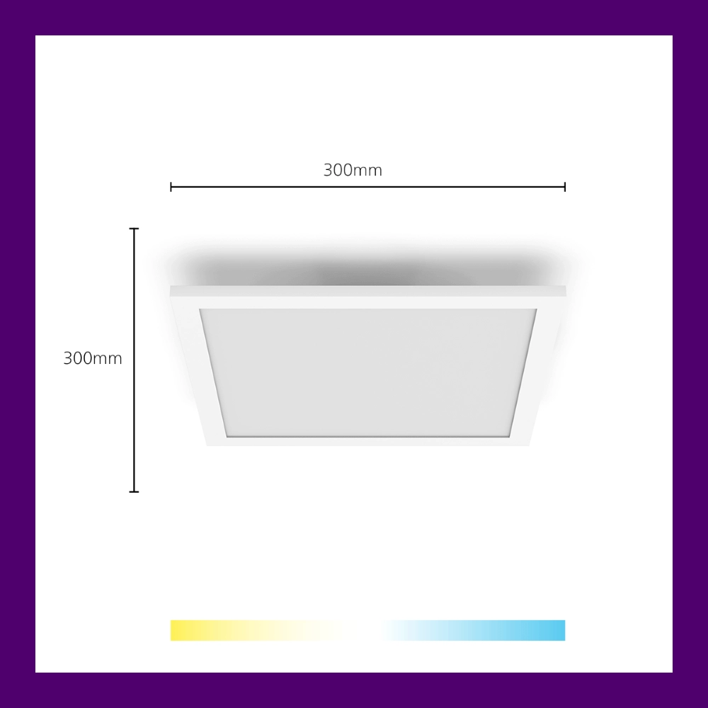 Ceiling light Panel white - 12W WiZ 8719514554894