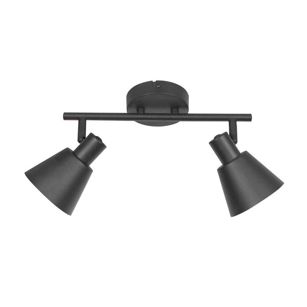 Ceiling lamp Oeroe black with gold 2-lights Steinhauer 8712746176339