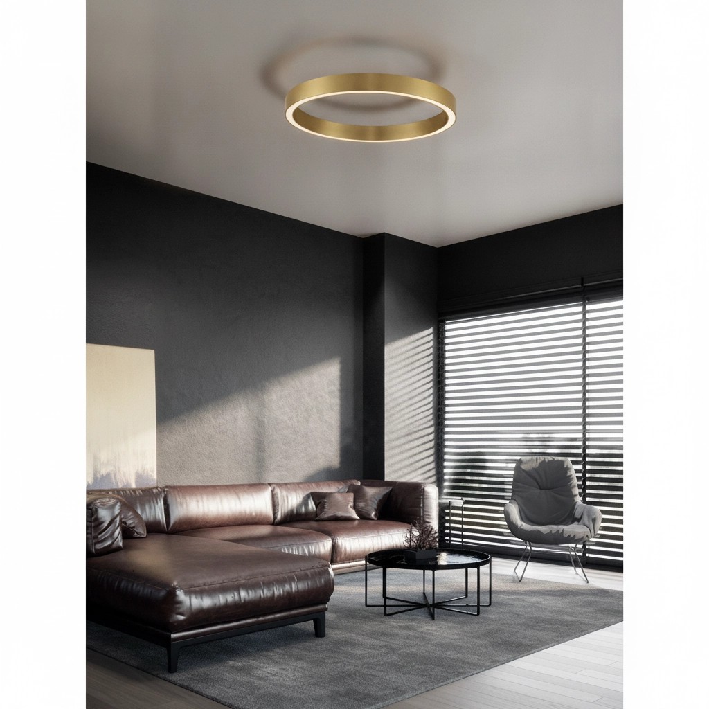Design ceiling lamp Sting gold Ø 80cm