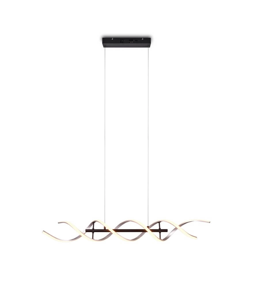 Design LED hanging lamp Sequence brushed metal Trio 4017807540710